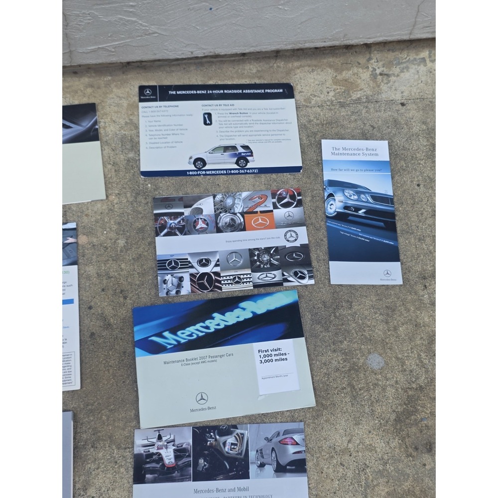 2003-2009 Mercedes E Class Owners Manual Portfolio Case Book OEM - Picture 6 of 7
